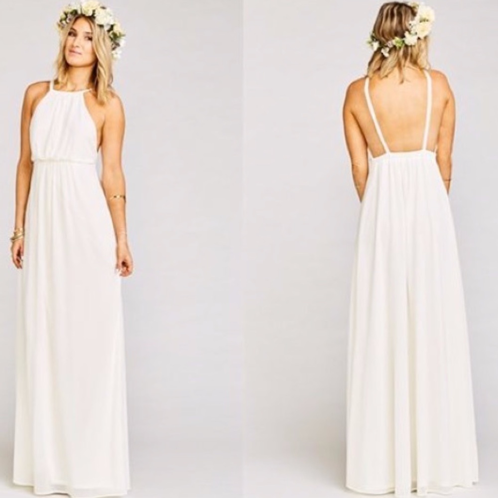 Show Me Your Mumu | Amanda White Chiffon Maxi